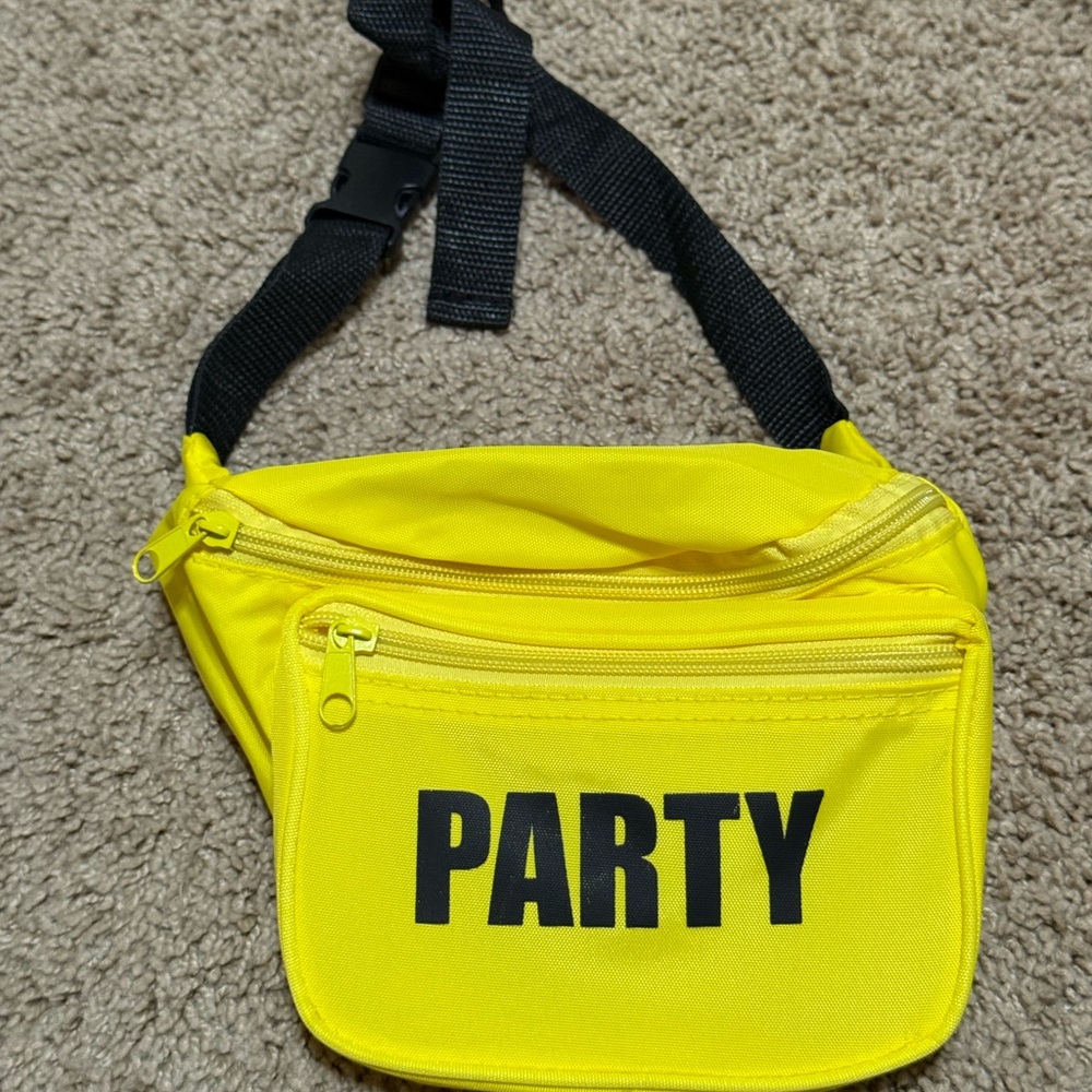 Yellow Party Fanny Pack